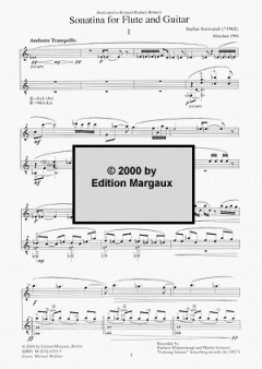 Sonatina for Flute and Guitar (Stefan Soewandi) 