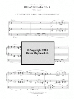 Organ Sonata No. 1 von Colin Mawby 