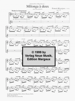 Milonga à deux op. 156 von Francis Kleynjans 