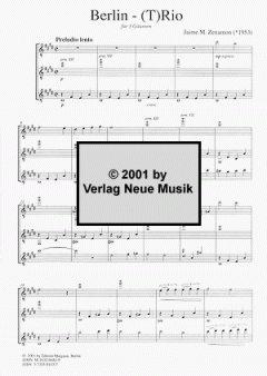 Berlin-(T)Rio von Jaime M. Zenamon 