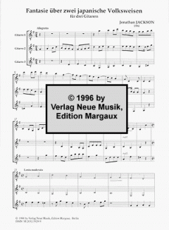 Fantasie über zwei japanische Volksweisen von Jonathan Jackson 