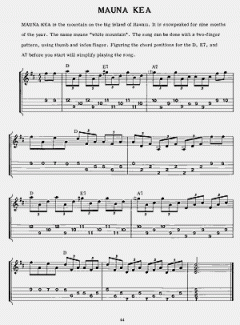 Hawaiian Uke Tunebook von Ken Eidson 