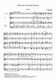 Missa de nativitate Domini (Laszlo Halmos) 