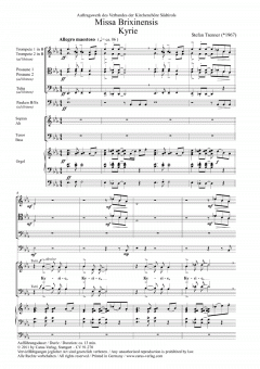 Missa Brixinensis von Stefan Trenner (Download) 