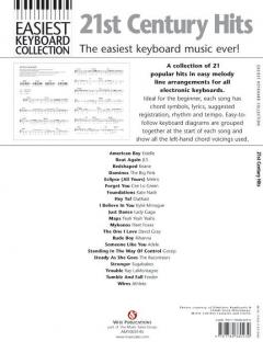 Easiest Keyboard Collection: 21st Century Hits im Alle Noten Shop kaufen