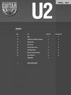 Guitar Play-Along Vol. 121: U2 von U2 
