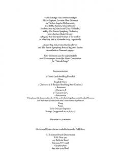 Neruda Songs For Mezzo-Soprano And Piano von Peter Lieberson 