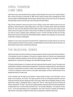 Virgil Thomson - Collected Songs (25 Songs) von Virgil Thomson 