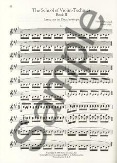 The School Of Violin Technics Complete von Henry Schradieck im Alle Noten Shop kaufen