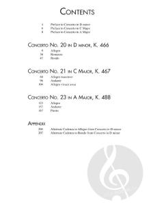 Wolfgang Amadeus Mozart - Three Piano Concertos 