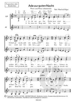 Ade zur guten Nacht 