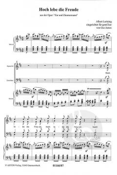 Hoch lebe die Freude (Albert Lortzing) 