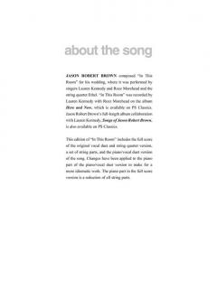 Jason Robert Brown - In This Room (Jason Robert Brown) 