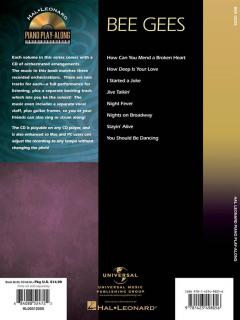 Piano Play-Along Vol. 105: Bee Gees 