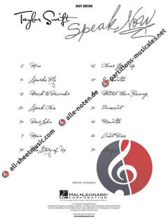 Speak Now von T. Swift 
