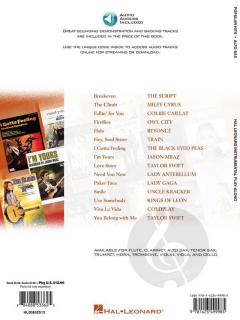 Popular Hits for Alto Sax 