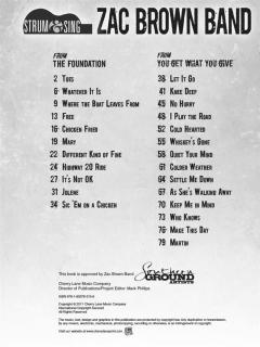 Zac Brown Band - Strum & Sing 