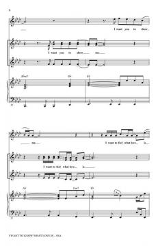 I Want To Know What Love Is (Mariah Carey) 