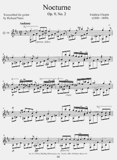 Chopin For Acoustic Guitar von Richard Yates 