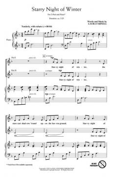 Starry Night Of Winter von Laura Farnell 