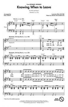 Knowing When To Leave (Burt Bacharach) 