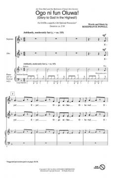 Ogo Ni Fun Oluwa! (Glory To God In The Highest) (Rosephanye Powell) 
