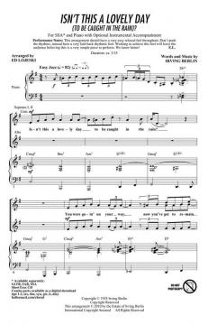 Isn't This A Lovely Day (Irving Berlin) 