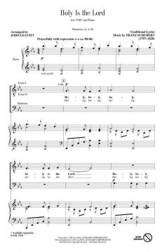 Holy Is The Lord von Franz Schubert (Download) 