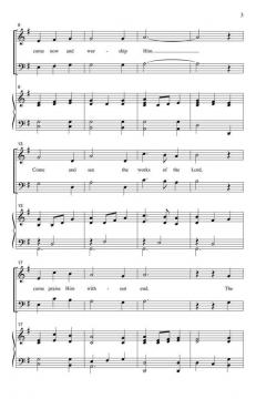 Come And See The Works Of The Lord (Patti Drennan) 