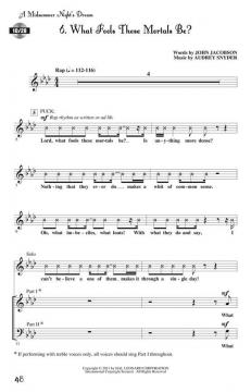 A Midsummer Night's Dream (Youth Musical) (Audrey Snyder) 