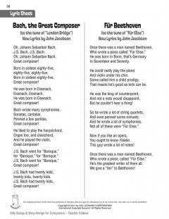 Silly Songs & Sing-Alongs For Composers (John Jacobson) 