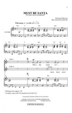 Must Be Santa von Jill Gallina (Download) 