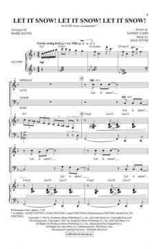 Let It Snow! Let It Snow! Let It Snow! (Sammy Cahn) 