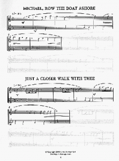 Favourite Spirituals for Two Flutes von Sarah Watts 