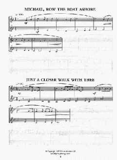 Favourite Spirituals For Two Clarinets von Sarah Watts 