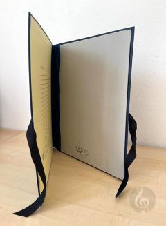 Notenmappe Quart-Format-Format mit Klappen 5cm blau im Alle Noten Shop kaufen