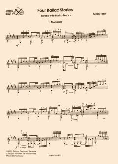 Four Ballad Stories von Milan Tesar 