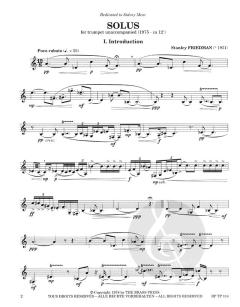 Solus for Trumpet Unaccompanied von Stanley Friedman im Alle Noten Shop kaufen