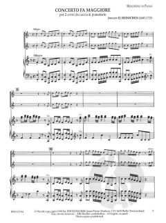 Concerto Fa maggiore von Johann David Heinichen 