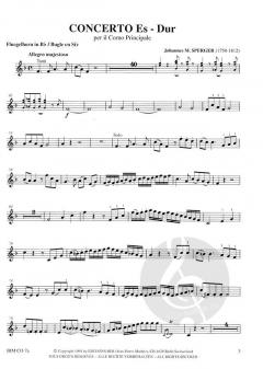 Concerto Es-Dur von Johann Matthias Sperger 