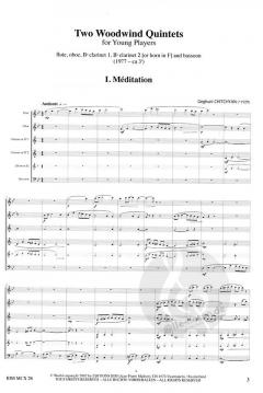 2 Bläserquintette für Anfänger (Geghuni Chitchyan) 