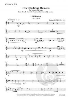 2 Bläserquintette für Anfänger (Geghuni Chitchyan) 
