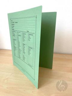 Notenumschlag Quart-Format grün im Alle Noten Shop kaufen
