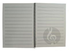 Notenheft Din A4 hoch Spirale 48 Seiten 12 Systeme im Alle Noten Shop kaufen