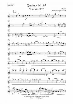 Quartett Nr. 67 von Joseph Haydn 