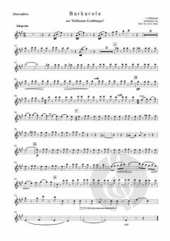 Barkarole von Jacques Offenbach 