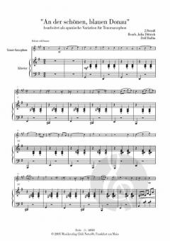 Donauwalzer (als span. Vers.) von Johann Strauss (Sohn) 