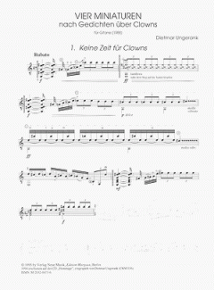 4 Miniaturen von Dietmar Ungerank 
