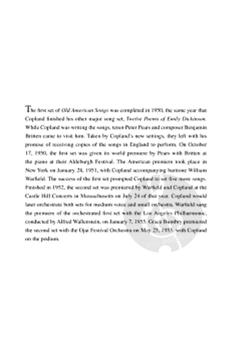 Old American Songs (Aaron Copland) 