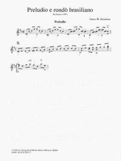 Preludio e rondo brasiliano von Jaime M. Zenamon 